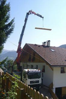 Eurokran-Lavori con le gru-Alto Adige